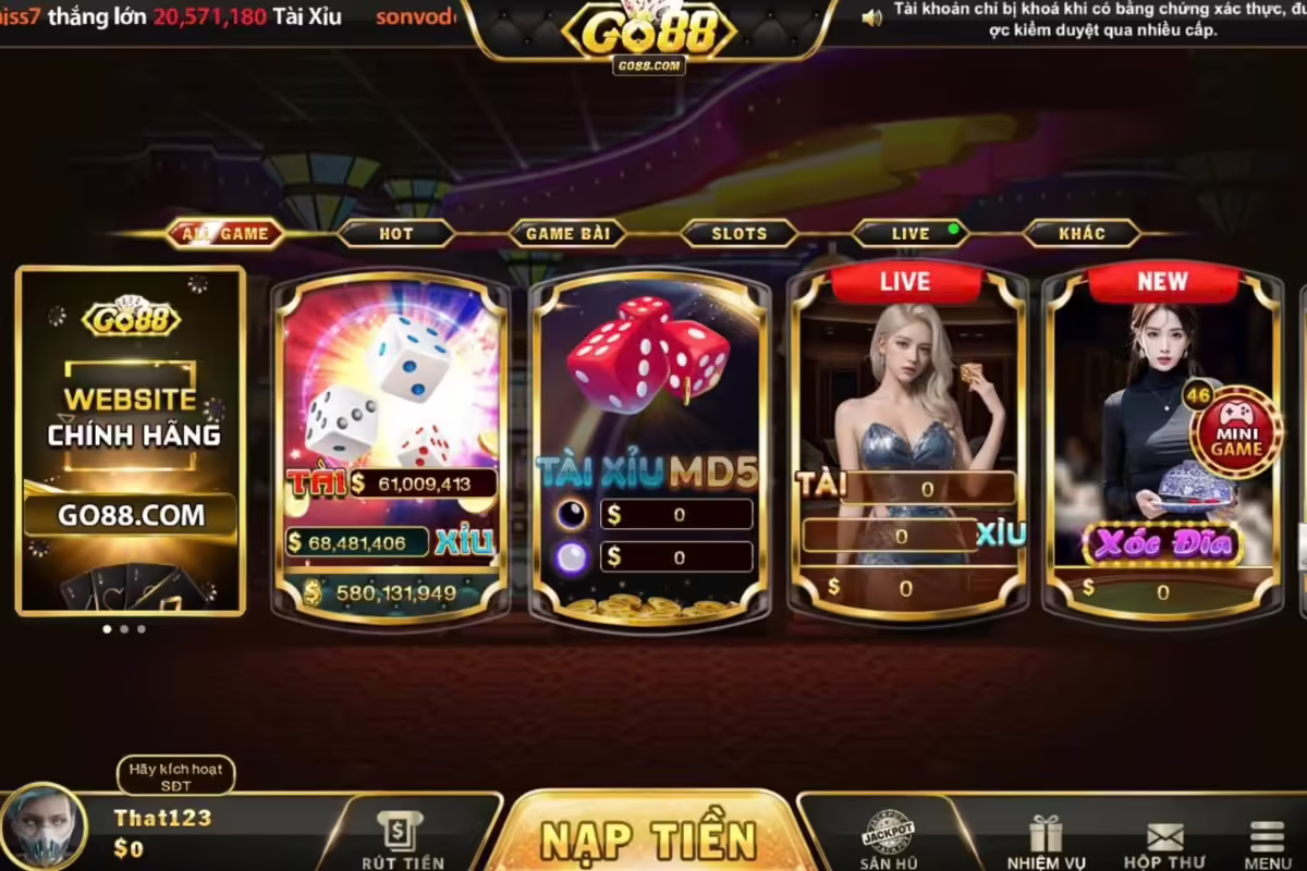 Tài xỉu Livestream là hình thức giải trí mới đầy thú vị