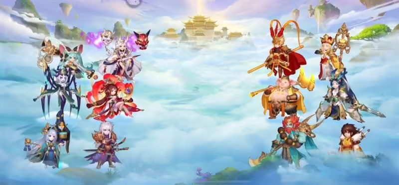 Hệ thống nhân vật trong game rất đa dạng, phát triển bám sát nguyên tác