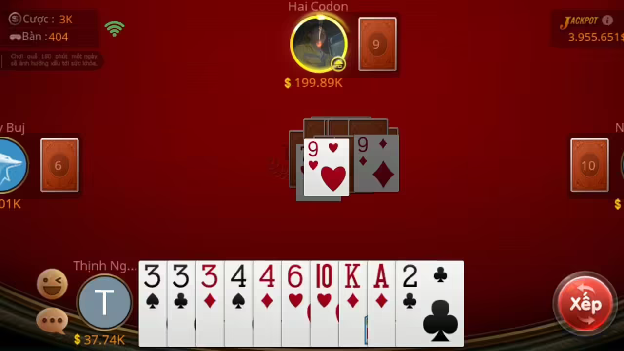 Sắp xếp bài Tiến lên khoa học để có chiến thuật đánh bài tấn công linh hoạt