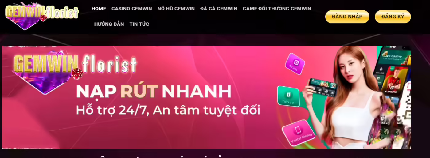 Trang chủ chính thức của Gemwin